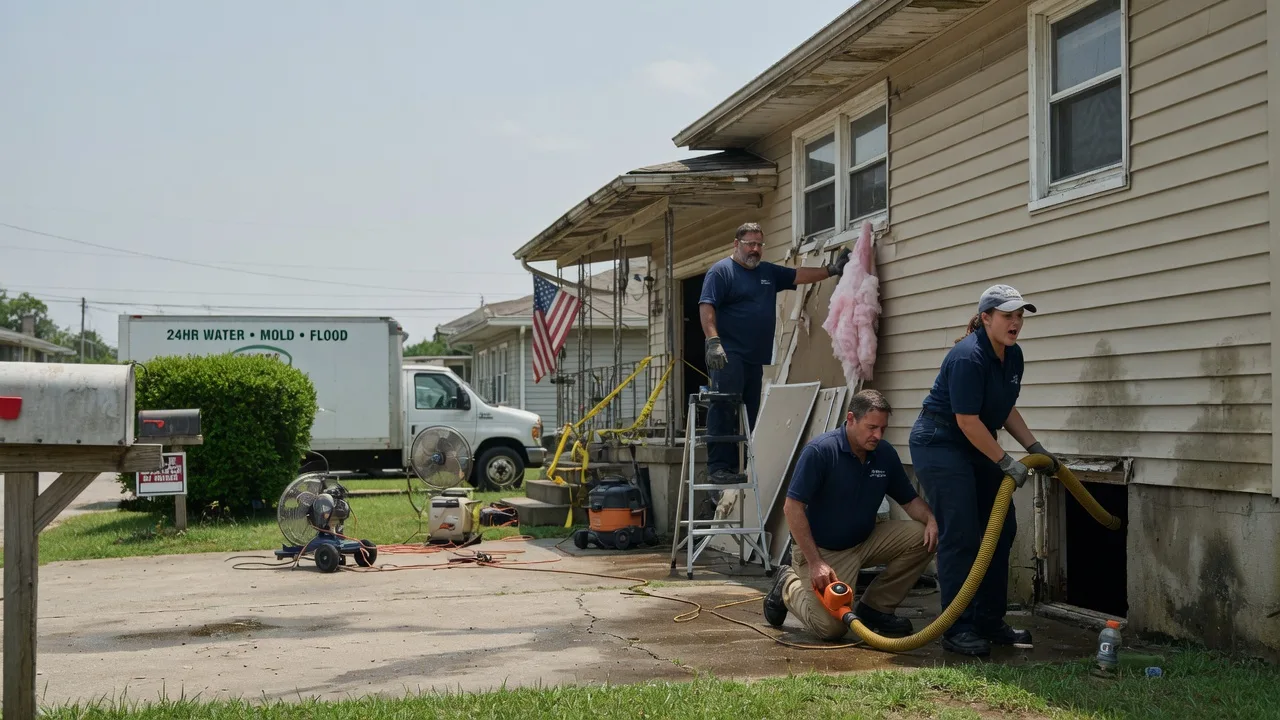 Water Damage Repair in Louisville, MS near me